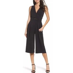 Adelyn Rae Cropped Wide Legged Jumpsuit